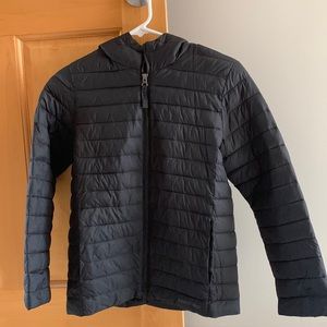 Packable hooded jacket